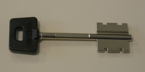 Заготовка ключа L=64мм для замков серий 17600, 57600, 57900 CISA 00163.00.1 