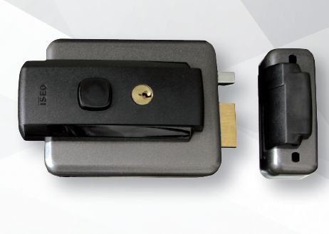 Замок накладной электромеханический универсальный для дверей внутреннего открывания ISEO 52N115 