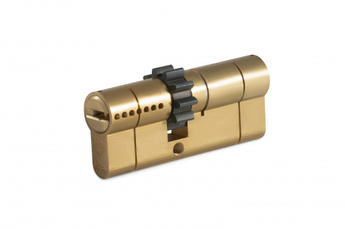 Цилиндр Rav Bariach серии Mars ключ-ключ 76мм (33х43) шестерёнка латунь 