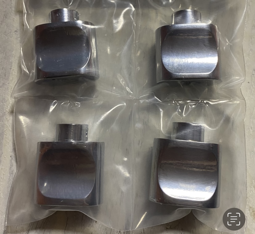 Вертушка для цилиндров, блестящий хром 