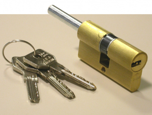 Цилиндр CISA серии ASIX ключ-шток 65мм (35х30) латунь 