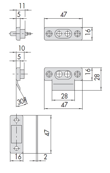 Контактная пара CISA 06510.00.0 
