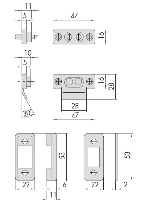 Контактная пара CISA 06511.00.0 