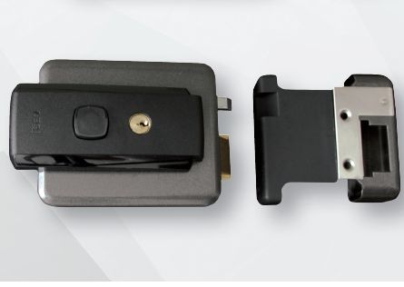 Замок накладной электромеханический универсальный для дверей внешнего открывания ISEO 51N115 