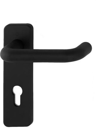 Ручка на планке с отверстием под цилиндр и раздельным квадратом CISA 07076.16.0 