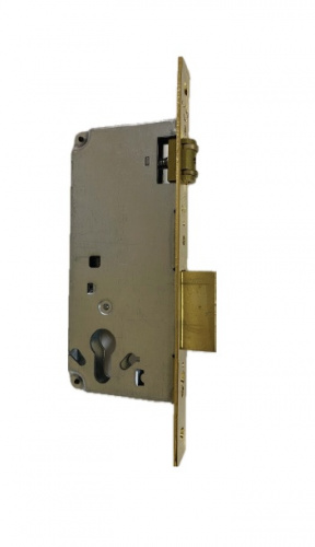 Замок врезной цилиндровый, 2 оборота, 1 плоский ригель, роликовая защелка CISA 5C621.40.0 