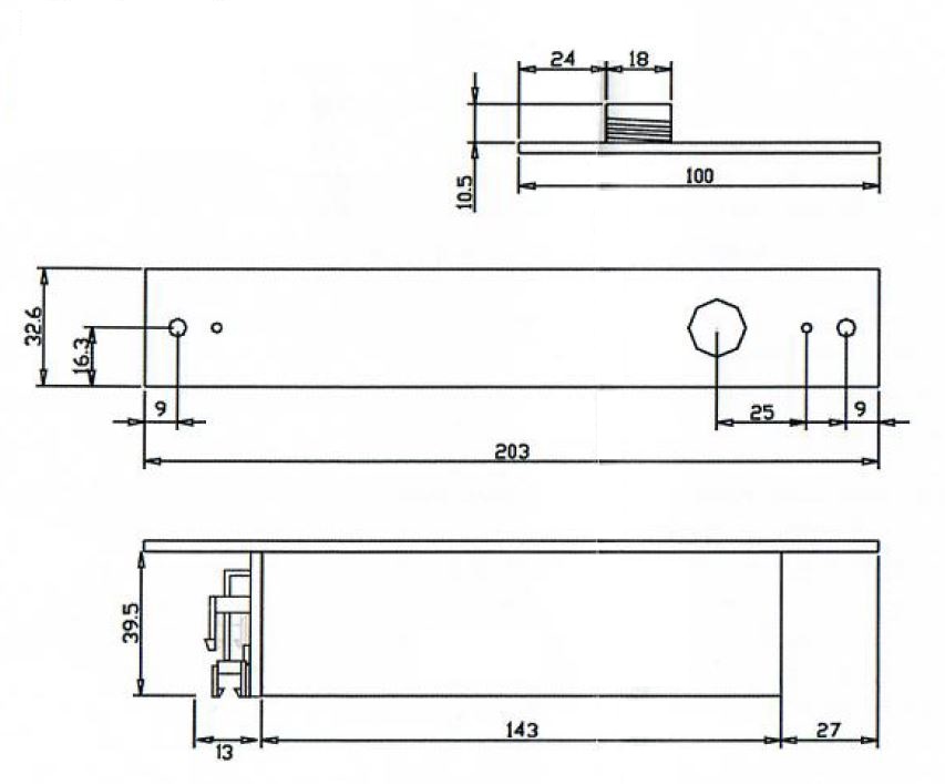 Электронный соленоидный замок Pongee DA-62 A/D/B 