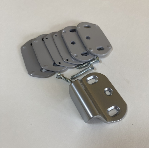 Планка ответная для накладного устройства "Антипаника" CISA 07072.21.0.B9, стальной цвет 