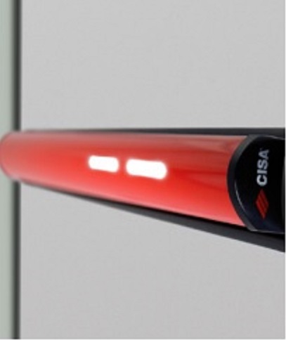 Штанга с подсветкой для антипаники CISA серии FAST Touch и eFAST, черная CISA 06196.60.0 